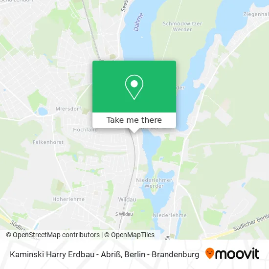 Карта Kaminski Harry Erdbau - Abriß