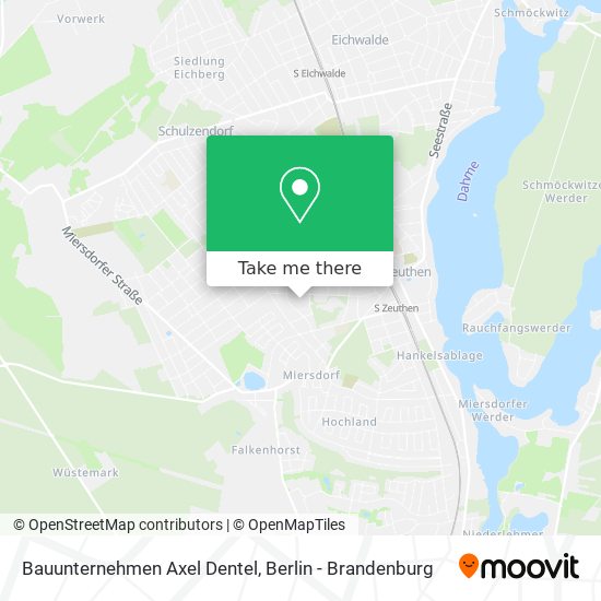 Карта Bauunternehmen Axel Dentel