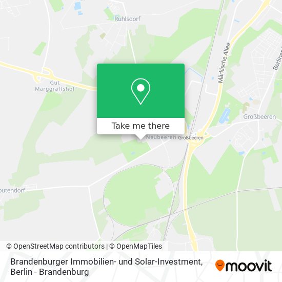 Карта Brandenburger Immobilien- und Solar-Investment