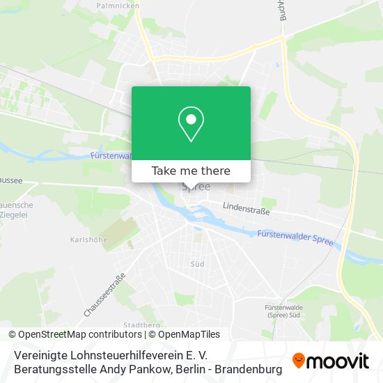 Vereinigte Lohnsteuerhilfeverein E. V. Beratungsstelle Andy Pankow map