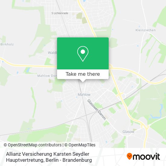 Allianz Versicherung Karsten Seydler Hauptvertretung map