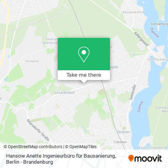 Карта Hansow Anette Ingenieurbüro für Bausanierung