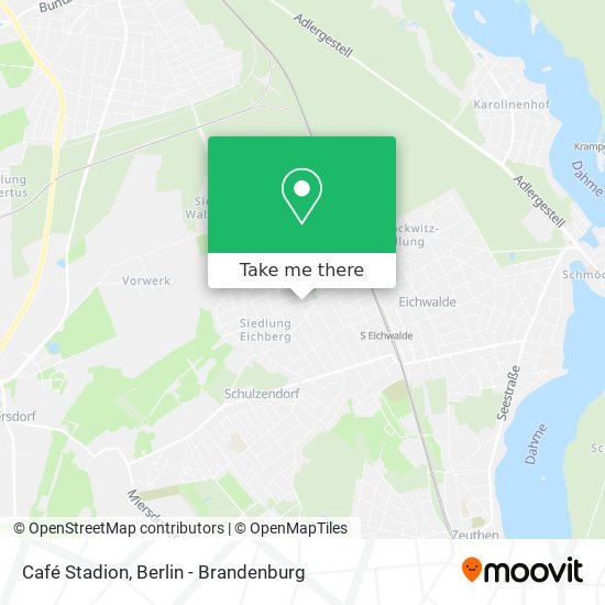 Café Stadion map