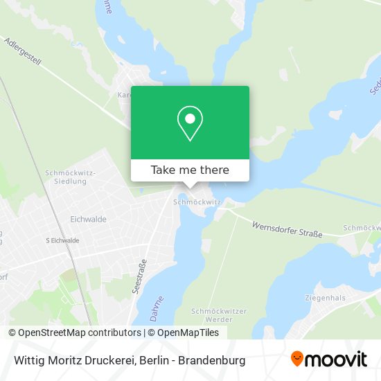 Wittig Moritz Druckerei map