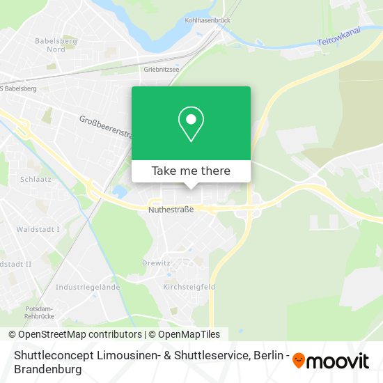 Shuttleconcept Limousinen- & Shuttleservice map