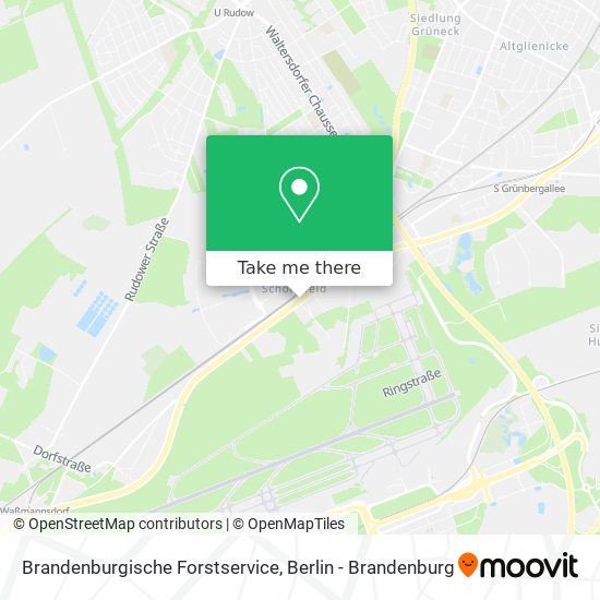 Brandenburgische Forstservice map