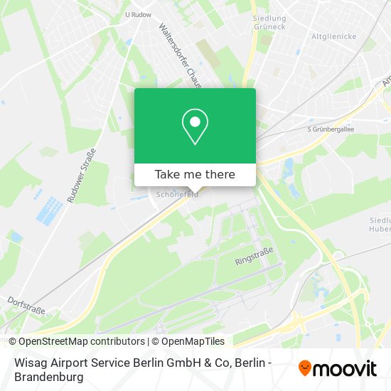 Карта Wisag Airport Service Berlin GmbH & Co