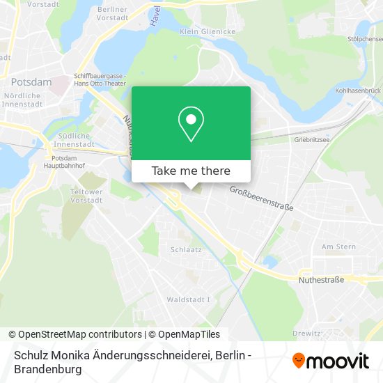 Карта Schulz Monika Änderungsschneiderei