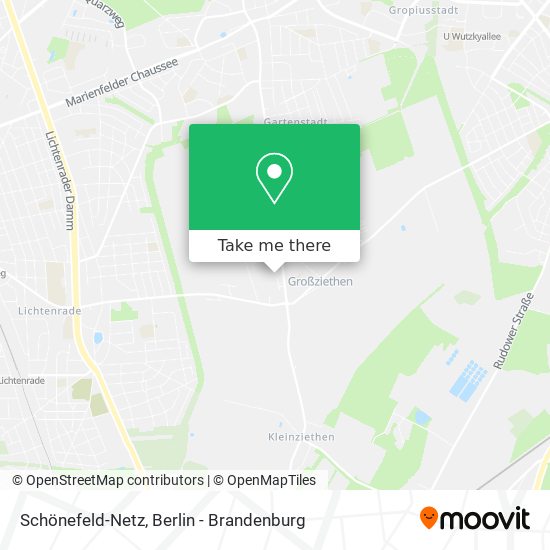 Schönefeld-Netz map