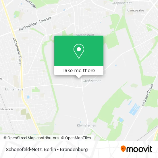 Карта Schönefeld-Netz