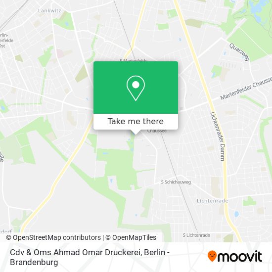 Cdv & Oms Ahmad Omar Druckerei map