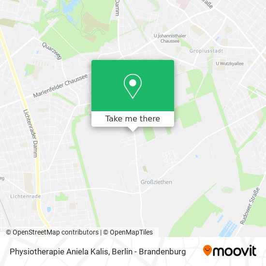Physiotherapie Aniela Kalis map
