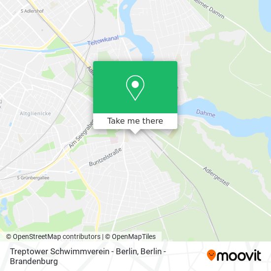 Treptower Schwimmverein - Berlin map