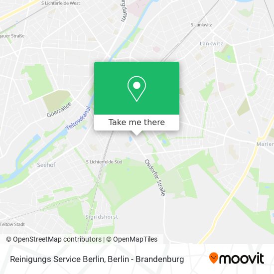 Reinigungs Service Berlin map