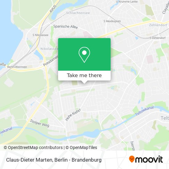 Claus-Dieter Marten map