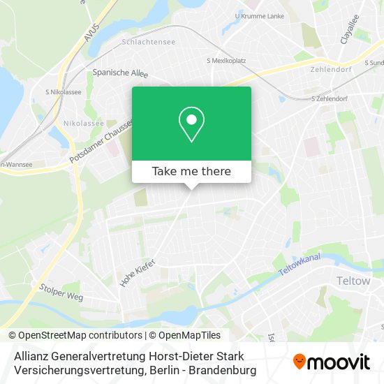 Allianz Generalvertretung Horst-Dieter Stark Versicherungsvertretung map