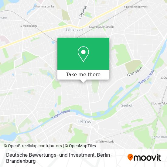 Deutsche Bewertungs- und Investment map