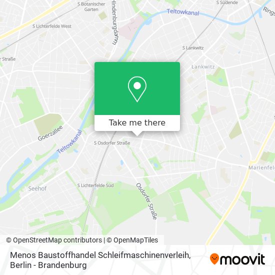 Menos Baustoffhandel Schleifmaschinenverleih map