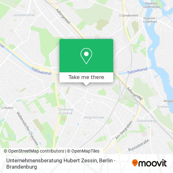 Unternehmensberatung Hubert Zessin map