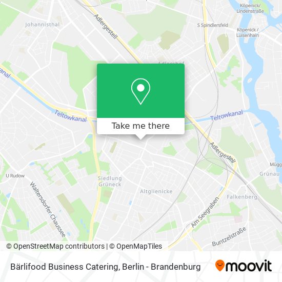 Bärlifood Business Catering map