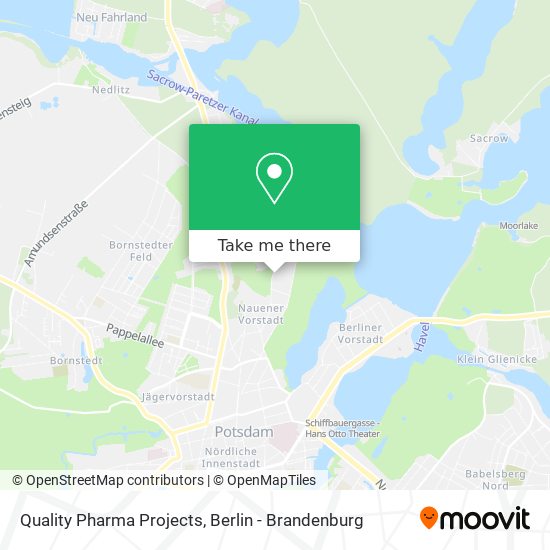 Quality Pharma Projects map