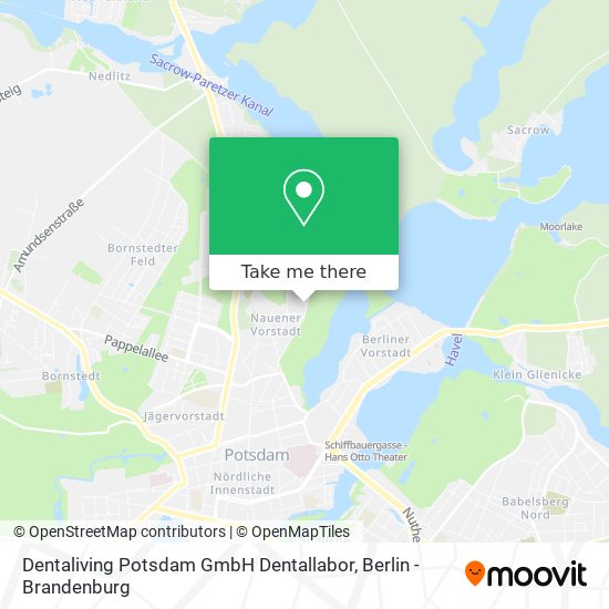 Dentaliving Potsdam GmbH Dentallabor map