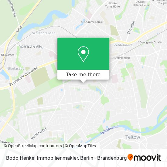 Bodo Henkel Immobilienmakler map