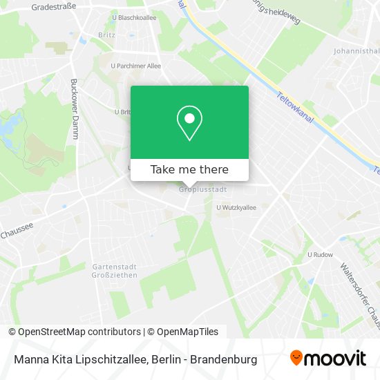 Manna Kita Lipschitzallee map