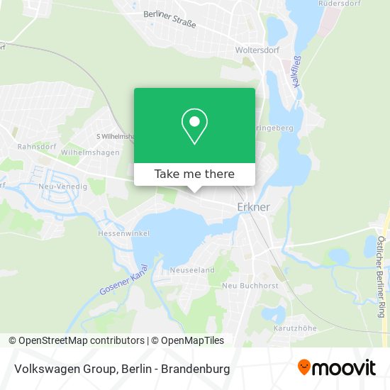 Volkswagen Group map