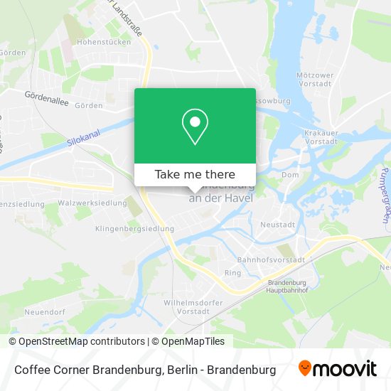 Карта Coffee Corner Brandenburg