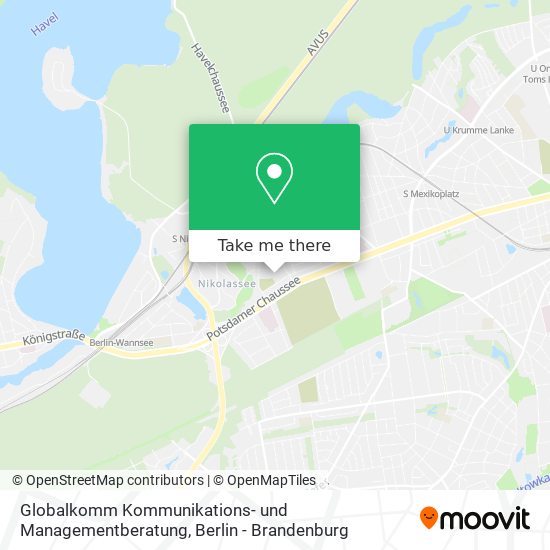 Globalkomm Kommunikations- und Managementberatung map