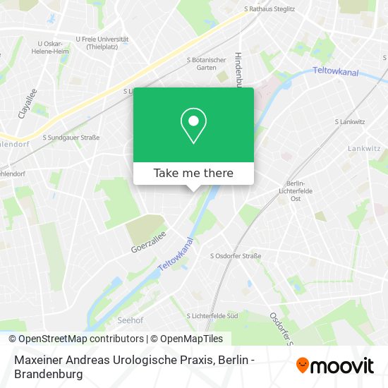 Карта Maxeiner Andreas Urologische Praxis