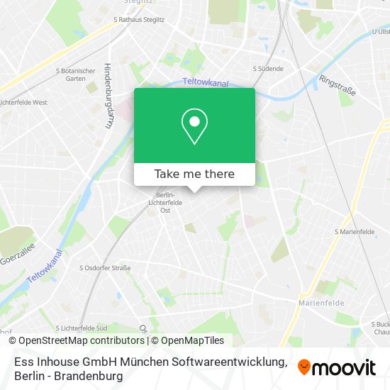 Ess Inhouse GmbH München Softwareentwicklung map