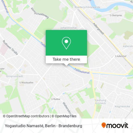 Yogastudio Namasté map