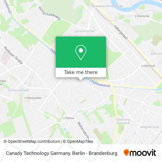 Canady Technology Germany map