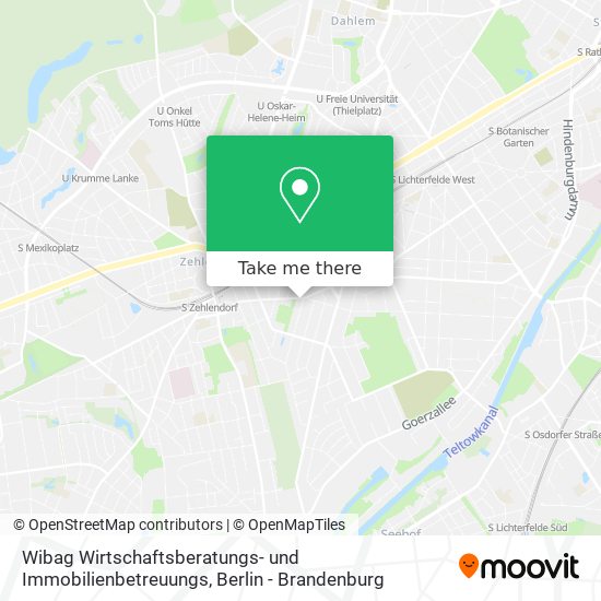 Wibag Wirtschaftsberatungs- und Immobilienbetreuungs map