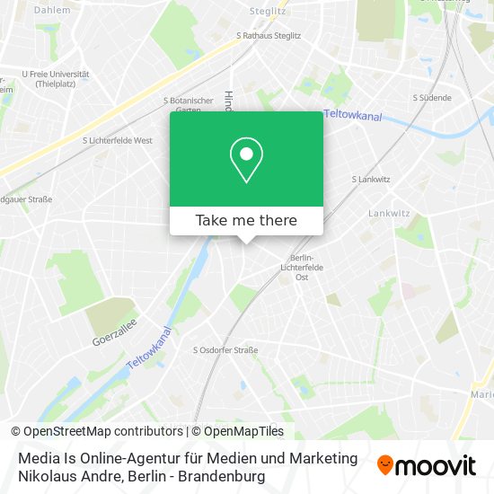 Media Is Online-Agentur für Medien und Marketing Nikolaus Andre map