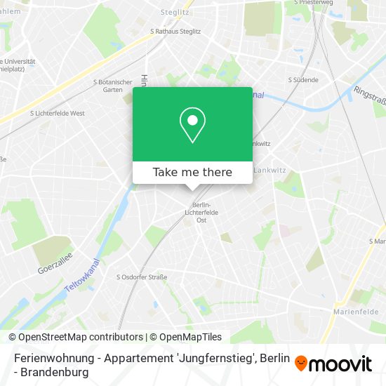 Карта Ferienwohnung - Appartement 'Jungfernstieg'