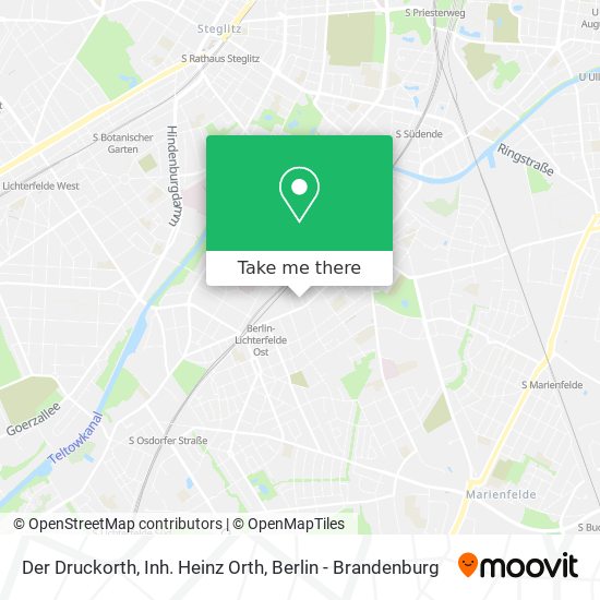 Der Druckorth, Inh. Heinz Orth map
