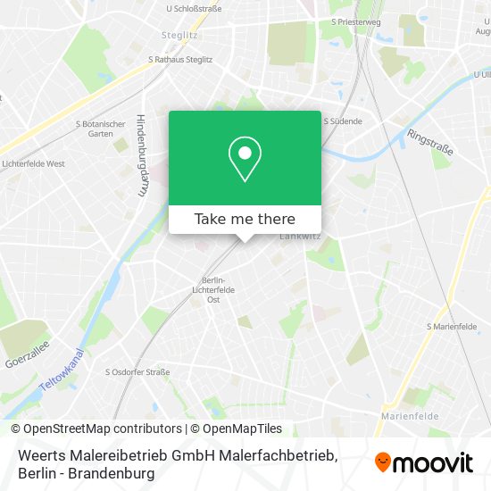 Карта Weerts Malereibetrieb GmbH Malerfachbetrieb