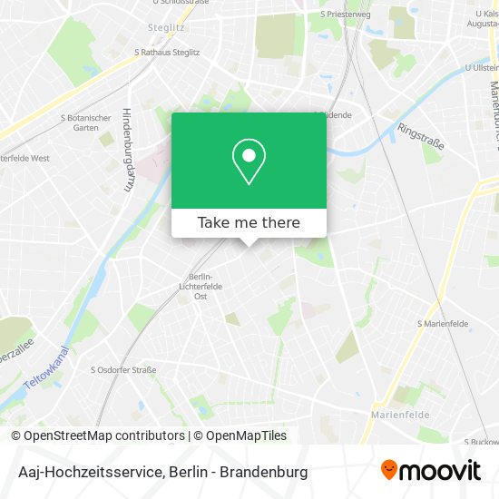 Aaj-Hochzeitsservice map