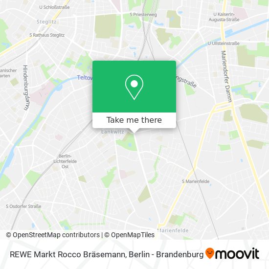 REWE Markt Rocco Bräsemann map