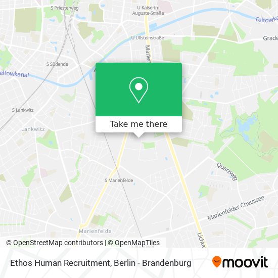 Ethos Human Recruitment map