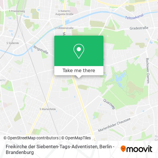 Freikirche der Siebenten-Tags-Adventisten map