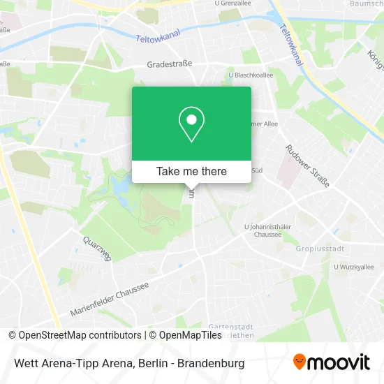 Карта Wett Arena-Tipp Arena