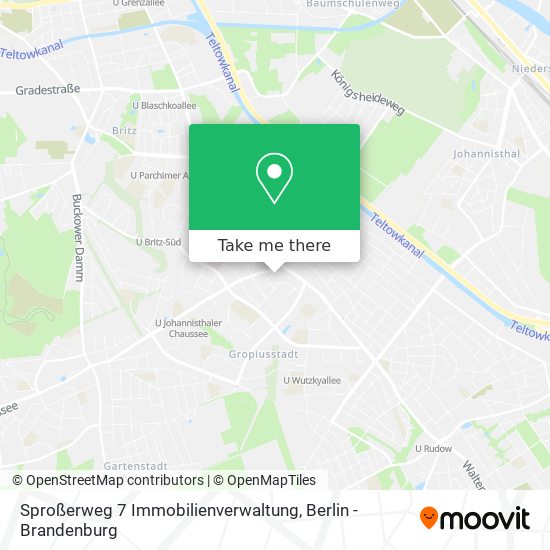 Sproßerweg 7 Immobilienverwaltung map