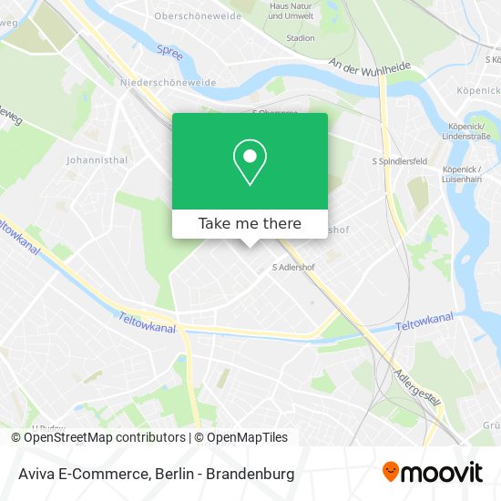 Aviva E-Commerce map