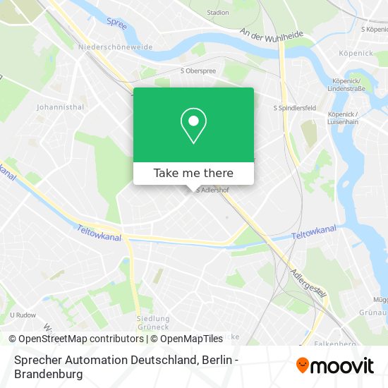 Карта Sprecher Automation Deutschland