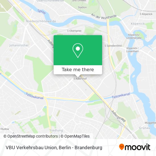 VBU Verkehrsbau Union map