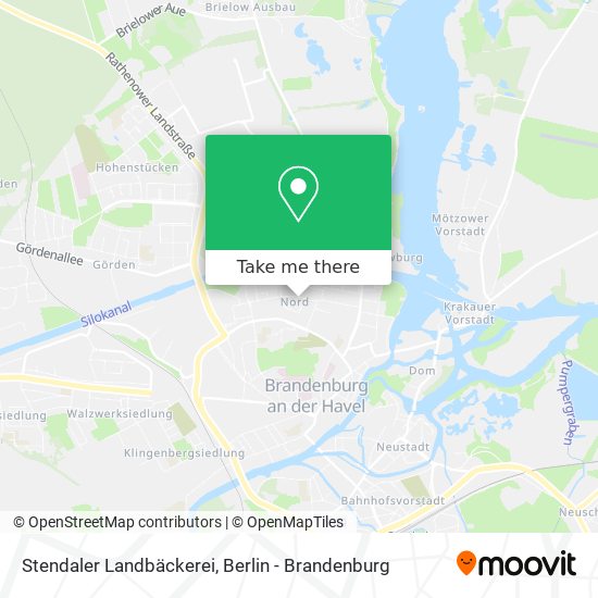 Stendaler Landbäckerei map